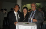 David Teh (Conference Presenter), Beverly Pasian (PMAC President), and Miles Shepherd (IPMA President)